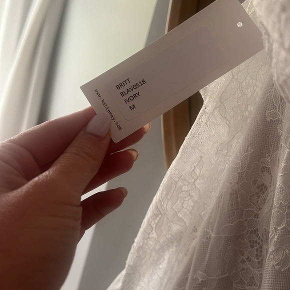 Katie May Britt Dress in Ivory - Picture 6 of 7